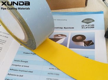 China Laminated Plastic Cold Applied Tape 0.55mm Thickness PE Tape As Inner Layer Tape For Buried Pipeline supplier