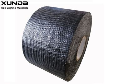 China Woven Polypropylene Fiber Woven Tape With Butyl Rubber Bitumen Adhesive Layer supplier