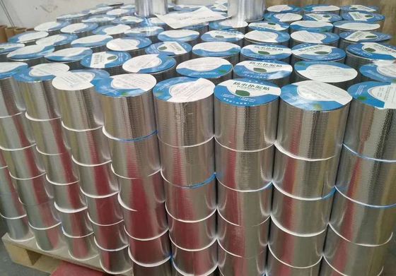 China Aluminium Foil Mesh Butyl Rubber Tape Suitable For Lower Temperature supplier