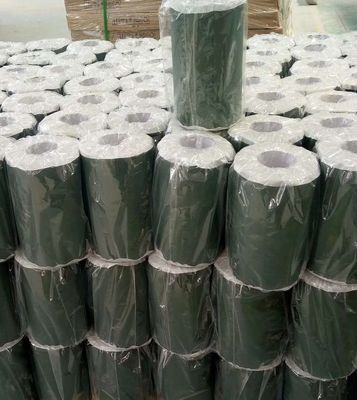 China Black Aluminium Foil Tape For Wrapping Of Insulation Covered steel And Tanks supplier