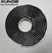 Butyl Rubber Filler Pipe Protection Tape 3 / 8 Round 15 Feet Long Black Or Gray Color supplier